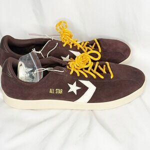 NEW Converse Suede Unisex Low Top Skateboard Shoes Brown A17502C Size 10.5 Men's